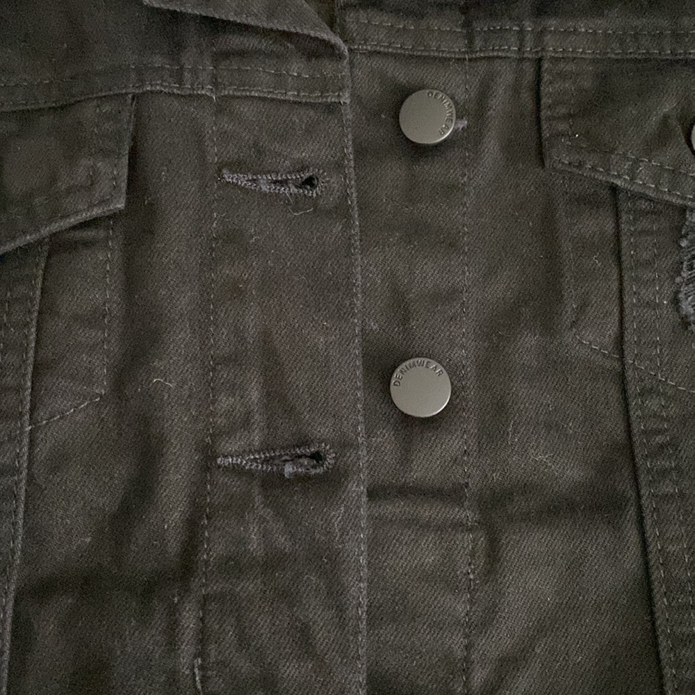 Distressed black jacket - Picture 3 of 7